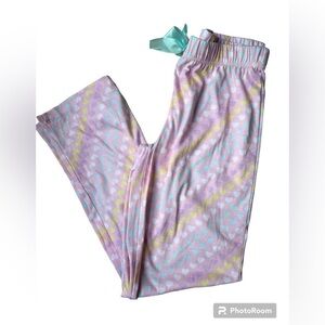 Max & Olivia girls sleep pants xl 14/16 Hearts Macy’s‎ lounge pants spring 2025